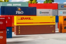 Faller 182056 - H0 - Container 40 DHL/XTRA (2 Stück)